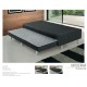 Cama Box c/ Auxiliar Moderna Solteiro 88x188x42 - Damasu