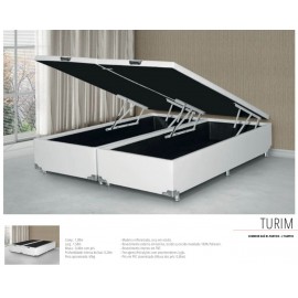 Cama Box c/ Baú Turim King Size 193x203x44 - Damasu