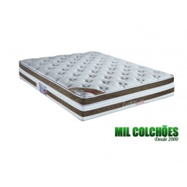 Colchão Molas Exception Látex Casal 138x188x34 - Orthocrin