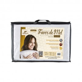 Travesseiro Favos de Mel Plus Suporte Alto - Fibrasca 